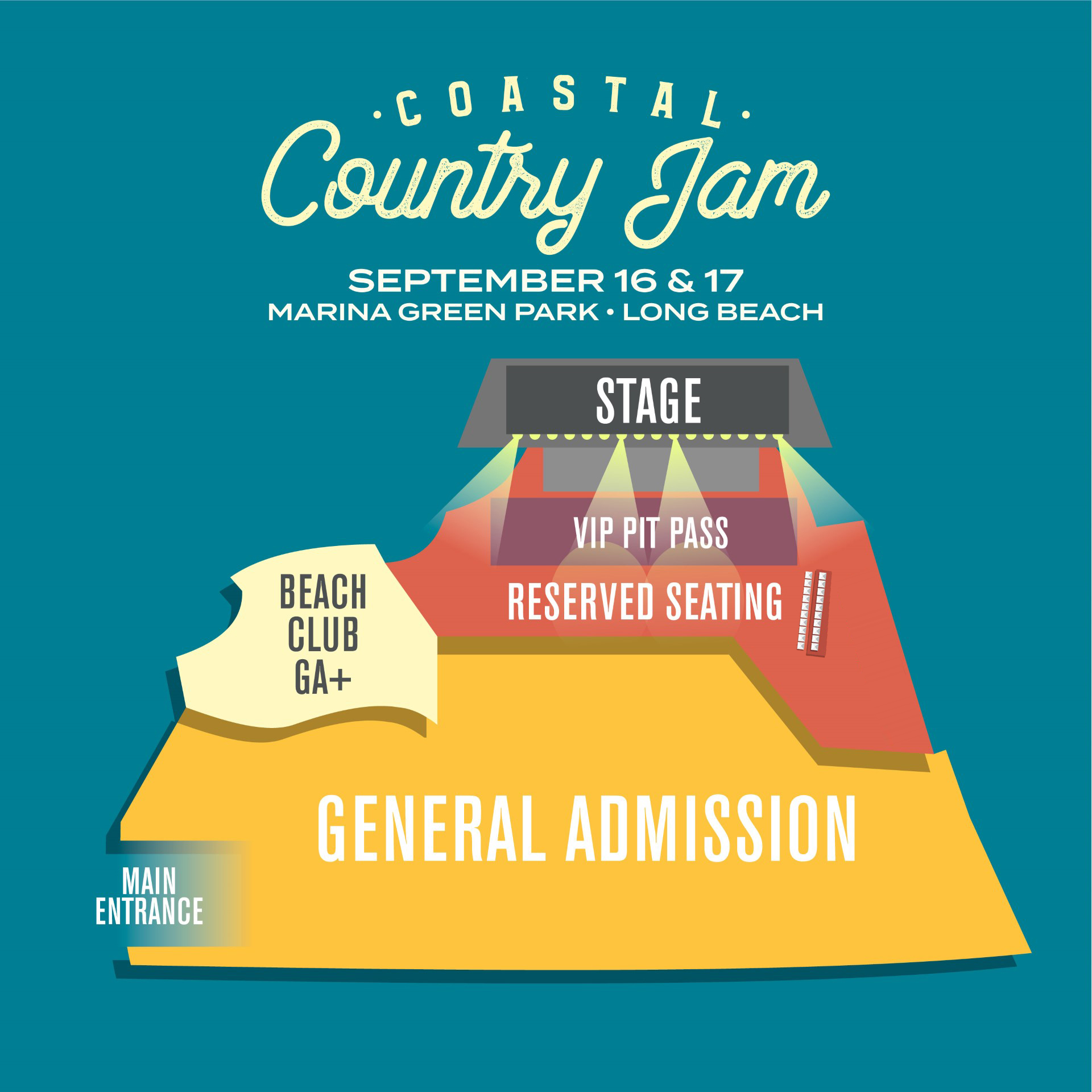 Coastal Country Jam Activated Events